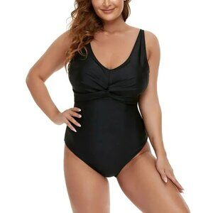 NEW Roots One-Piece Swimsuit | Black Crossover